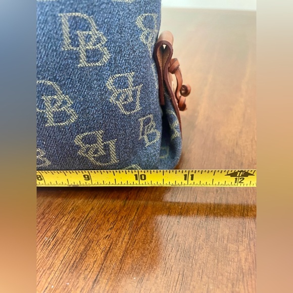 Vintage Dooney & Bourke Denim Satchel Bag Made in USA - Picture 11 of 13